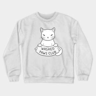 Welcome to the Washed Paws Club Crewneck Sweatshirt